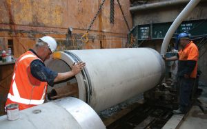 Pipejacking Pezzimenti Loading Concrete Jacking Pipes