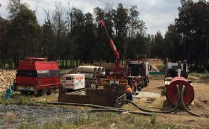 St Clair Microtunnelling Site Setup