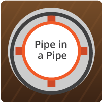 Microtunneling Pipe in a Pipe Icon