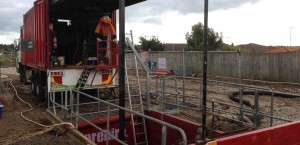 Microtunneling South West Growth Centre Site Setup