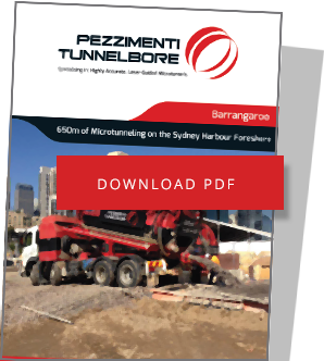 Barrangaroo Microtunnelling Pezzimenti Downoad PDF of Project