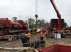 Northwest Growth Centre Microtunnelling Craning Pipes