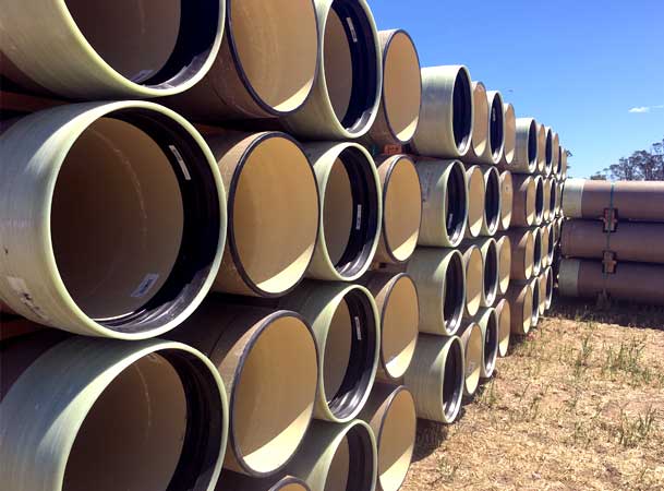 Oran Park Pezzimenti Tunnelbore Microtunneling GRP Carrier Pipes
