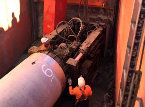 Kellyville Pezzimenti Tunnelbore Microtunnelling Jacking Frame with Pipe