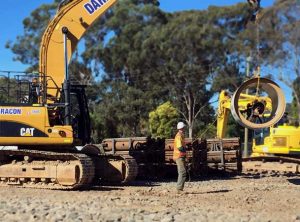 Kellyville Pezzimenti Tunnelbore Microtunnelling Excavator Cranes in Ros and Equipment