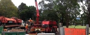 Sydney University Pezzimenti Tunnelbore Microtunnelling Site Setup and Equipment