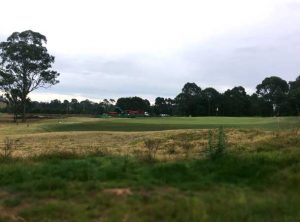 Rileys Creek Pezzimenti Site Setup across from the green