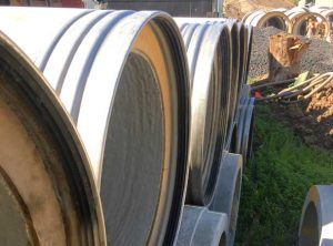 Canterbury Microtunnelling Pezzimenti Pipe Stockpile