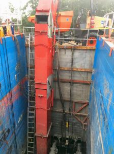 Cherrybrook Microtunnelling Bucket Elevator With Auger