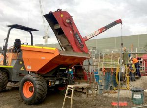 Cherrybrook Microtunnelling Pezzimenti Bucket Lift Elevator