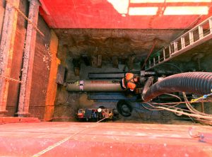 Wyee Microtunnelling Shaft Setup