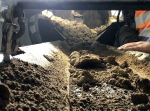 Penrith Open Faced Shield Microtunnelling Spoil removal