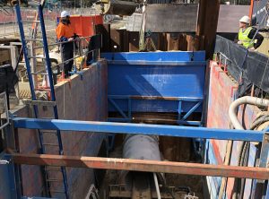 Penrith Open Faced Shield Microtunnelling Shaft