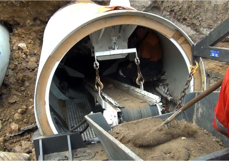 Pezzimenti Culvert Open Face Pipejacking Shield Launched