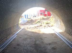 Pezzimenti Open Face Pipejacking Tiaro Slipline Culvert beneath Bruce Highway