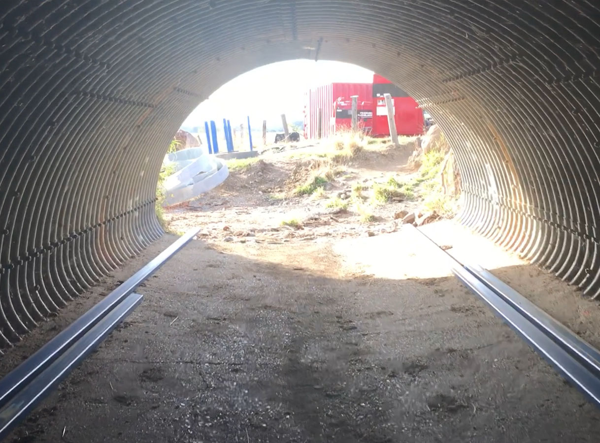 Pezzimenti Open Face Pipejacking Tiaro Slipline Culvert beneath Bruce Highway