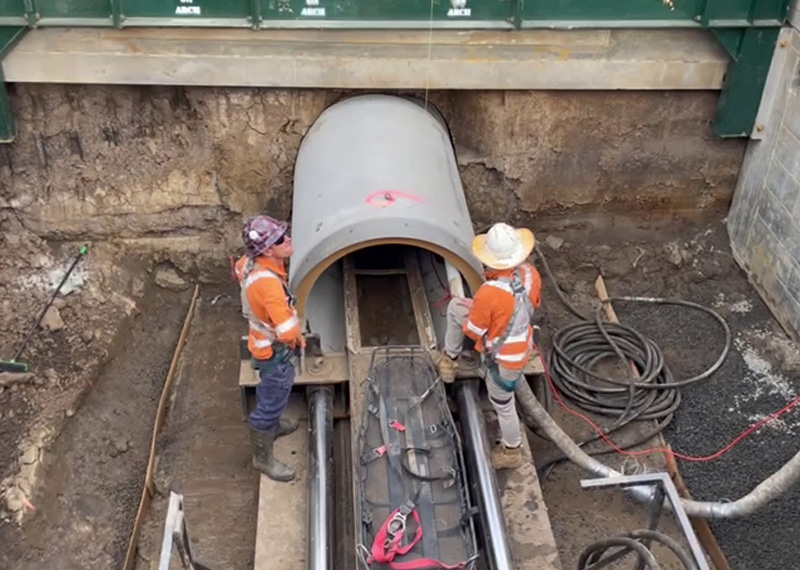 Pezzimenti Case Study Mount Ousley Culvert Installation Tunnel 1