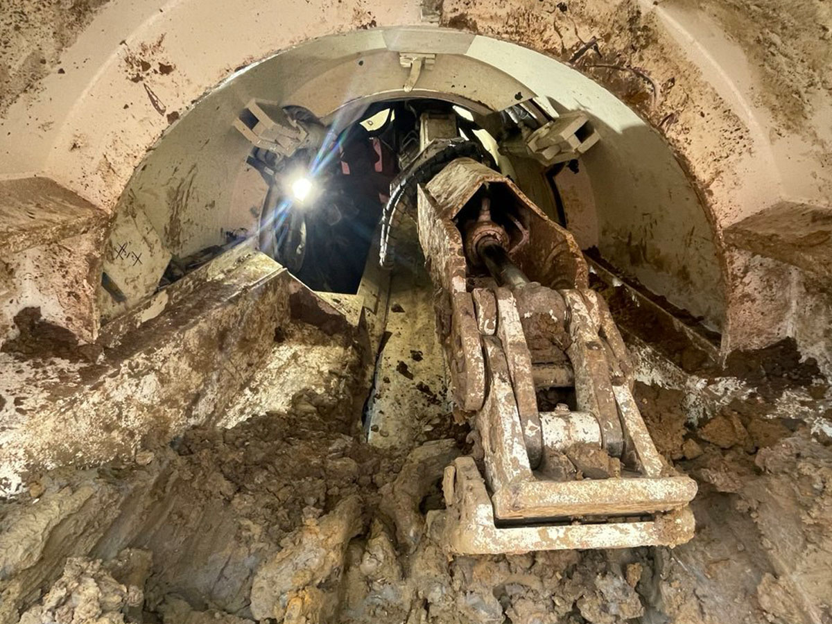 Pezzimenti Case Study Mount Ousley Culvert Installation Breakthrough