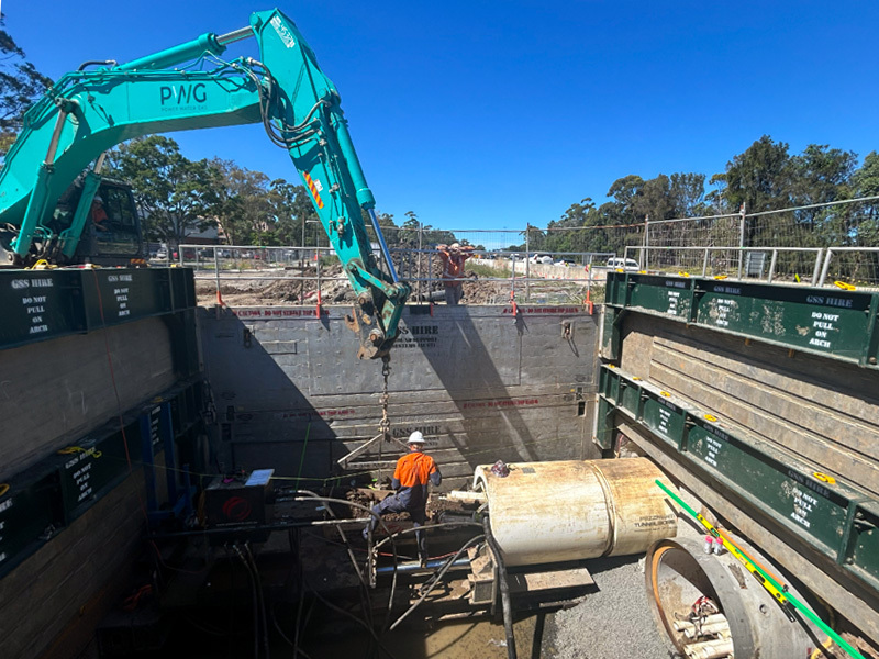 Pezzimenti Case Study Mount Ousley Culvert Installation Shaft